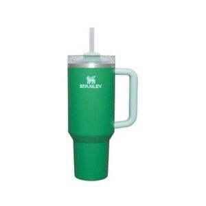 Stanley Emerald Green Travel Mug with Straw